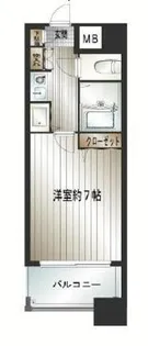 ダイナコート小倉下到津Ⅱ【2階】の間取り
