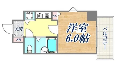 イトーピア三宮アーバンステージ【12階】の間取り