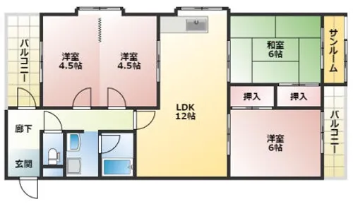 メゾンやすむろⅡ【2-A号室】の外観