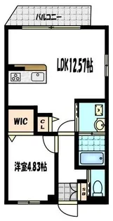 BRIGHENCE御陵南WEST【3階】の間取り