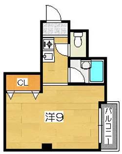 シングルハウスアトラクター【4階】の間取り