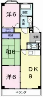 兵庫県川西市笹部1丁目【マンション】の間取り
