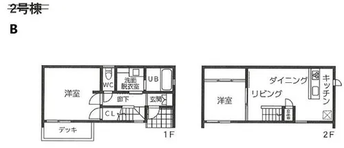 福岡県北九州市八幡西区折尾4丁目【一戸建】の間取り
