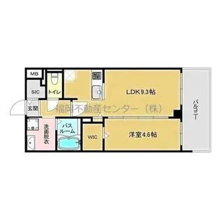 福岡県福岡市東区名島2丁目【マンション】の間取り