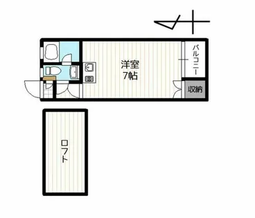ピサ藤原【203号室】の間取り