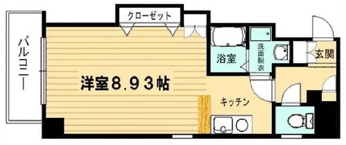 大阪府大阪市浪速区元町2丁目【マンション】の間取り