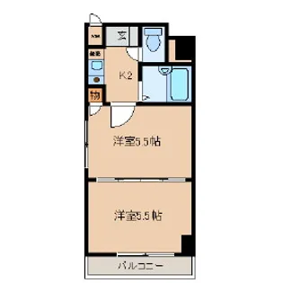 愛知県名古屋市中区丸の内3丁目【マンション】の間取り