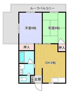 ハイツ・ノア【2C号室】の間取り