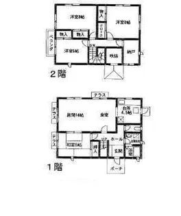 福岡県糸島市高田【一戸建】の間取り