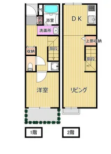 レオネクスト耳納【1階】の間取り