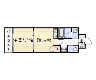 リード大手町【2階】の間取り