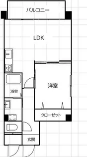 新大阪第一ハイツビル【605号室】の間取り