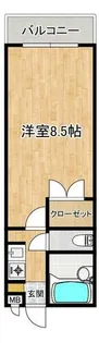 SUNハイツ岡田【204号室】の間取り