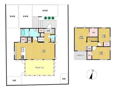 福岡県福岡市西区大字千里【一戸建】の間取り