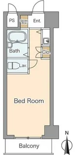 ノアーズアーク京都五条【7階】の間取り