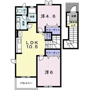 ヴィラシックⅡ【2階】の間取り