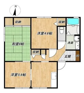 フォレストビューハルダ【B101号室】の間取り
