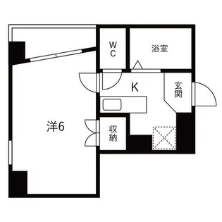 プチメゾン黒川【2階】の間取り