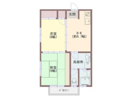 Nano’s Forest【101号室】の間取り