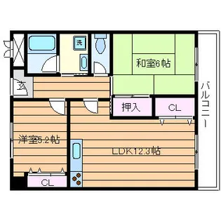 リバーサイドホーム【1階】の間取り