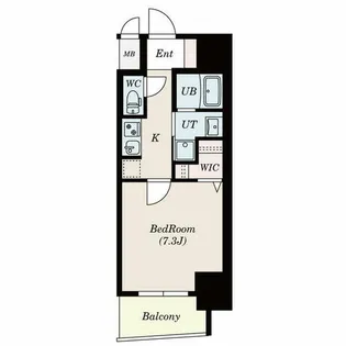 S-RESIDENCE今池駅前【601A号室】の間取り
