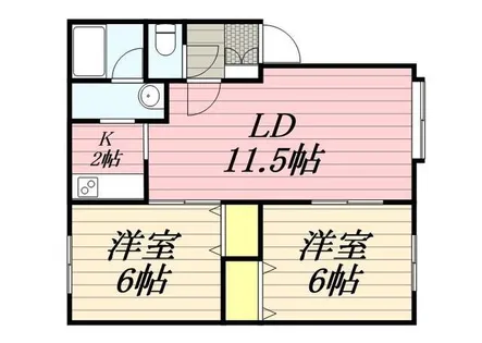 OZ・Ⅰ【0201号室】の間取り
