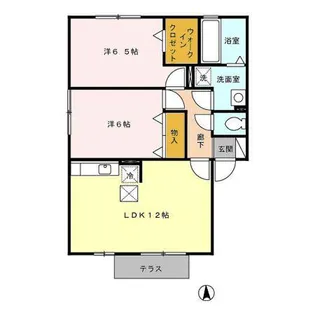 アンセスター【C107号室】の間取り