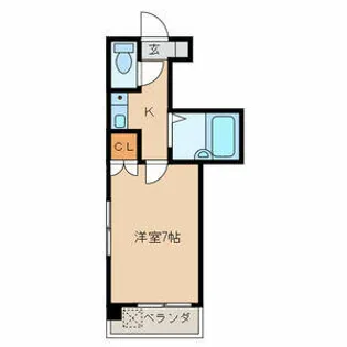 GODDESS【4階】の間取り