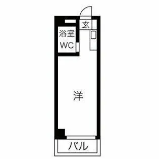 Sハウス姪浜【205号室】の間取り