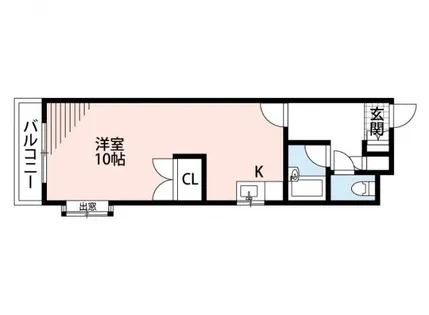 メゾンド丸善【4階】の間取り