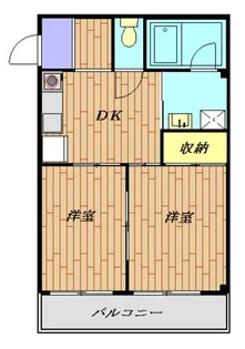 ラポール M101号室【1階】の間取り