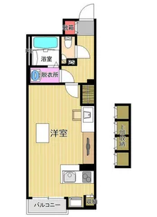 レオネクストピースフルコートII【102号室】の間取り