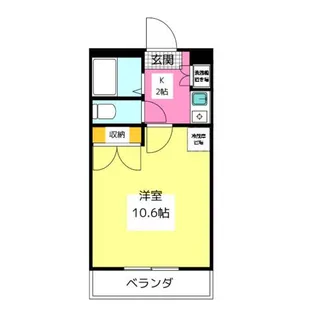 NEST糸島 A【203号室】の間取り