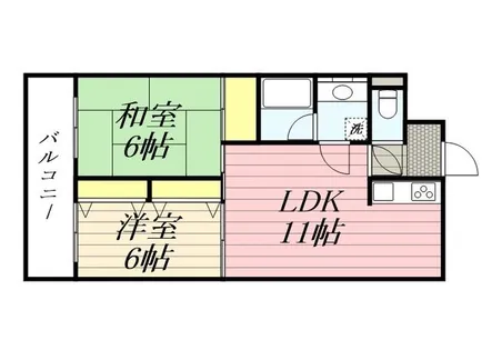 リバティ館【0501号室】の間取り