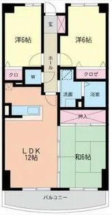 カサブランカ・フィールド【702号室】の間取り