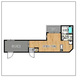 ガレット南福岡【503号室】の間取り