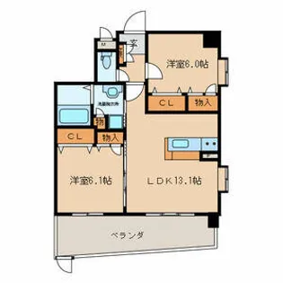 レジデンス ソレイユ 【1階】の間取り