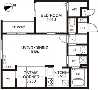 (仮称)Cherim室見WEST【3階】の間取り