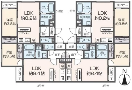 福岡県筑紫野市桜台1丁目【アパート】の外観