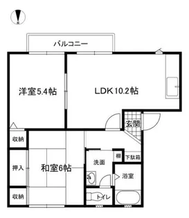 バリュージュ保田【2階】の間取り