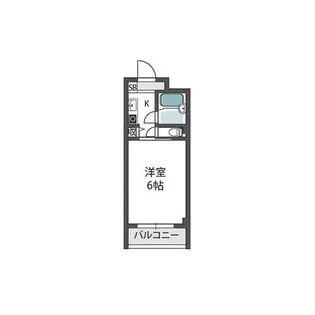 ロータリーマンション上新庄【4階】の間取り