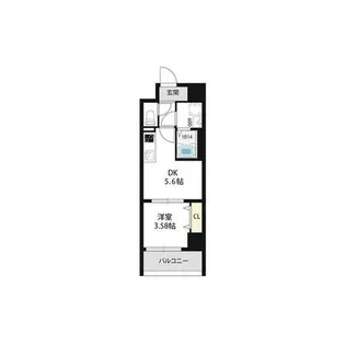 Serie東淀川【00702号室】の間取り