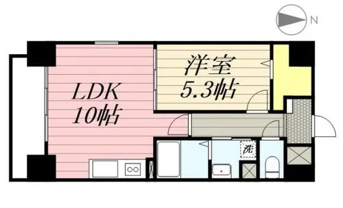 ソレイユ中央【0702号室】の間取り