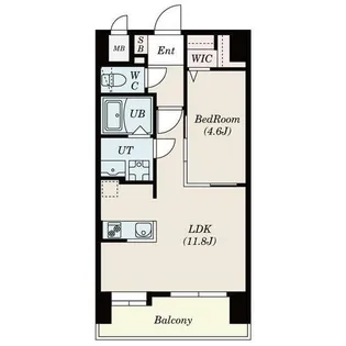 SーRESIDENCE六ツ門ABREASTⅠ【7階】の間取り