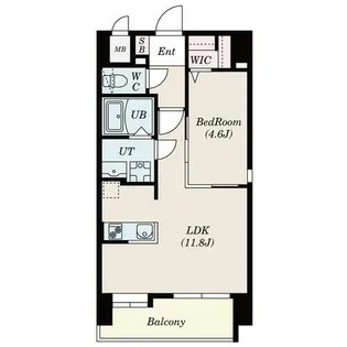 SーRESIDENCE六ツ門ABREASTⅠ【4階】の間取り