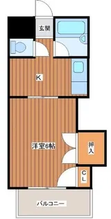大阪府大阪市北区中崎西4丁目【マンション】の間取り