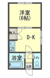 泉都ハイツ柏原【2階】の間取り