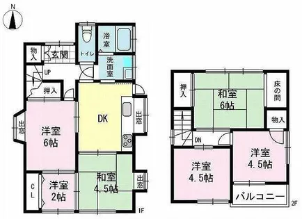 兵庫県高砂市米田町米田【一戸建】の間取り