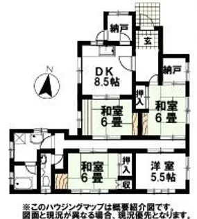 福岡県北九州市門司区奥田4丁目【一戸建】の間取り