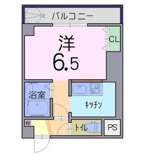 京都府京都市伏見区南新地【マンション】の間取り